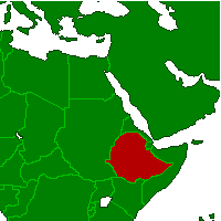 エチオピア地図