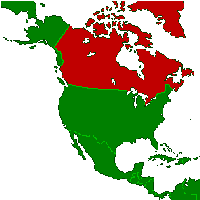 カナダ地図